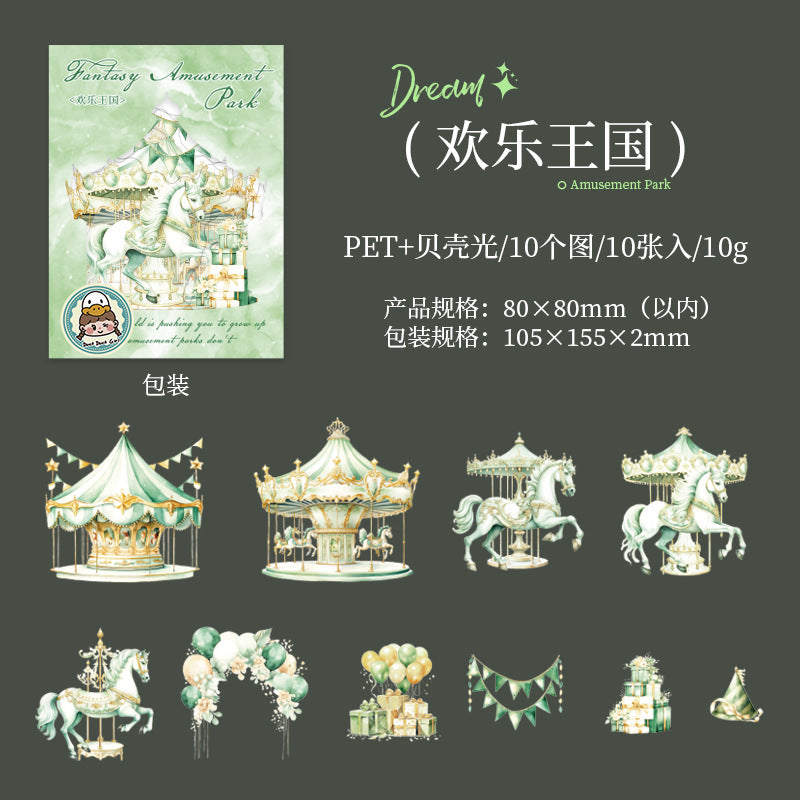 Journal sticker packs (Amusement Park)