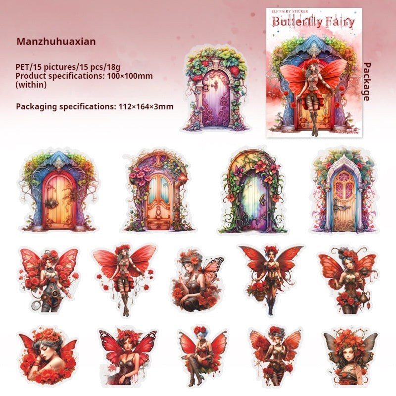 Journal sticker packs (Butterfly Fairy）