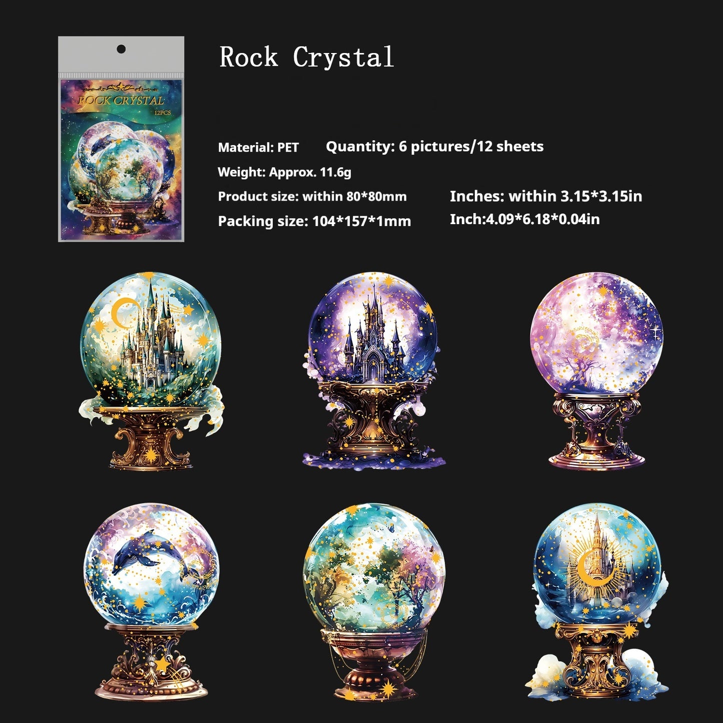 Journal sticker packs (Star Fantasy Series）