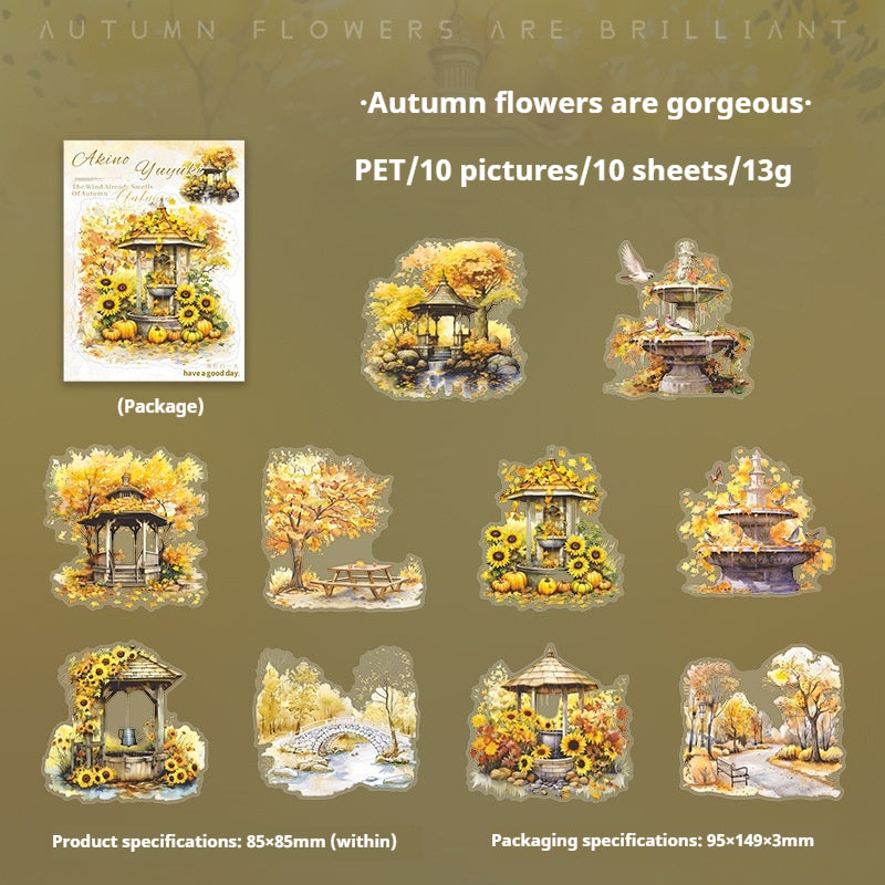 Journal sticker packs (Autumn scenery)