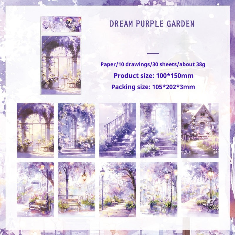 Journal paper packs (Door and Window Theme) 30 sheets/packs