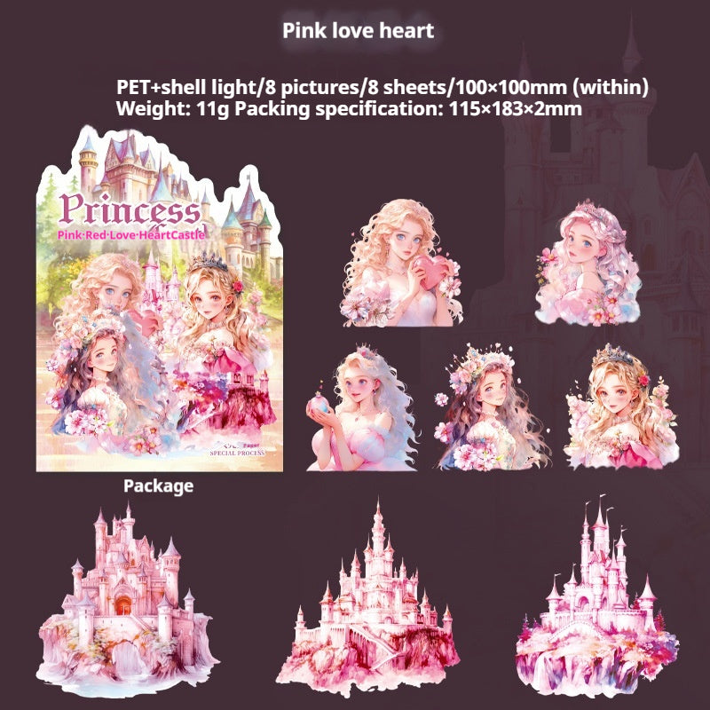 Journal sticker packs (Princess Castle)