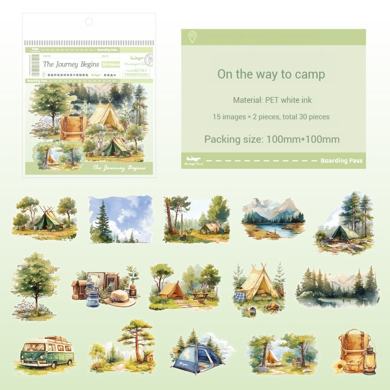 Journal sticker packs (landscape)