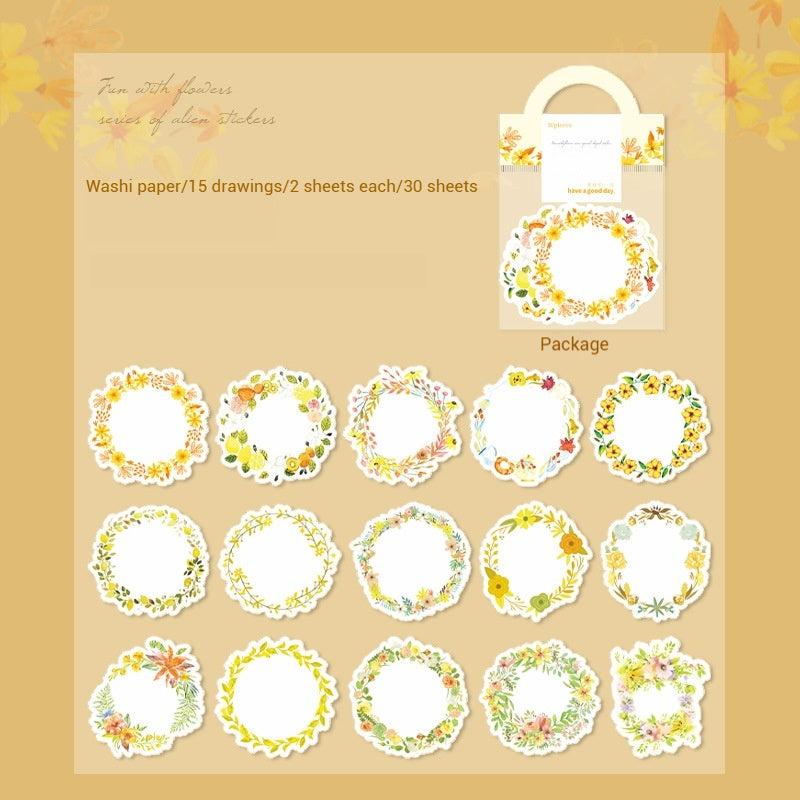 Journal sticker packs （wreath）