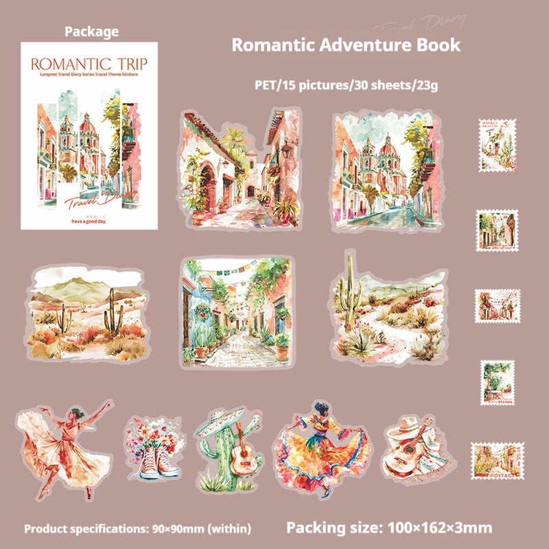 Journal Sticker Pack (Travel Theme)