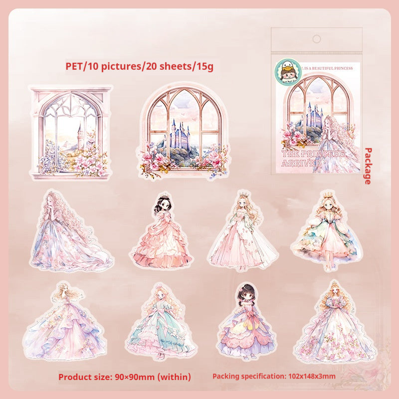 Journal sticker packs (Fairytale Princess)