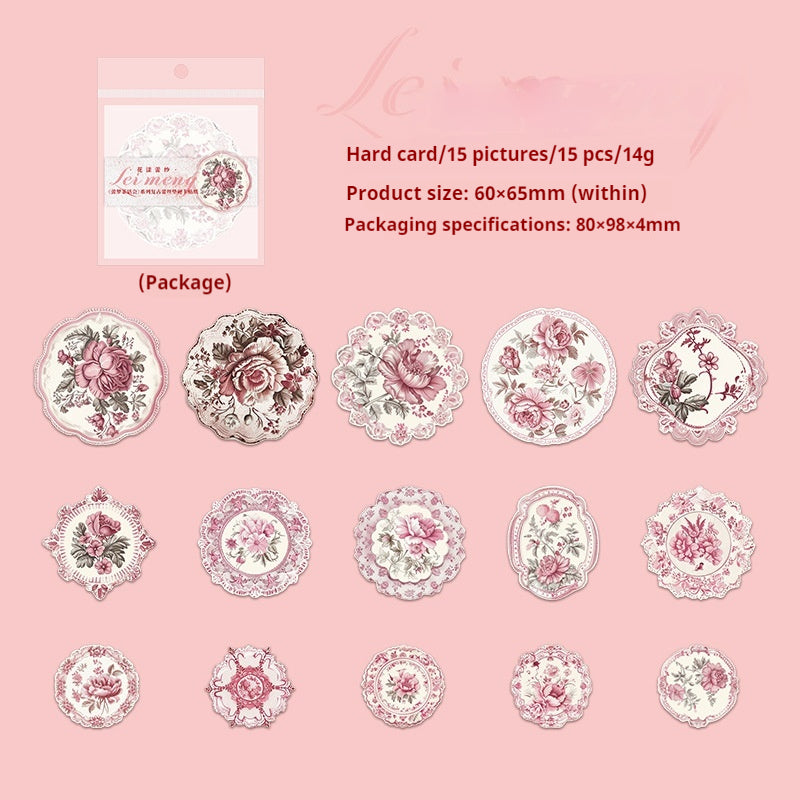 Journal sticker packs (Lace flower hard card )