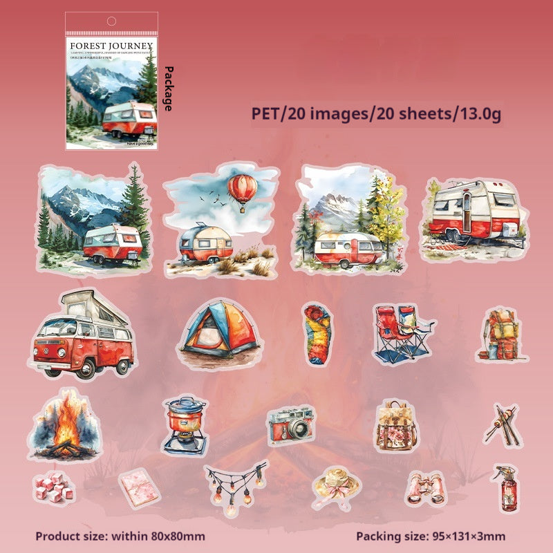 Journal sticker packs (Outdoor Landscape Series）