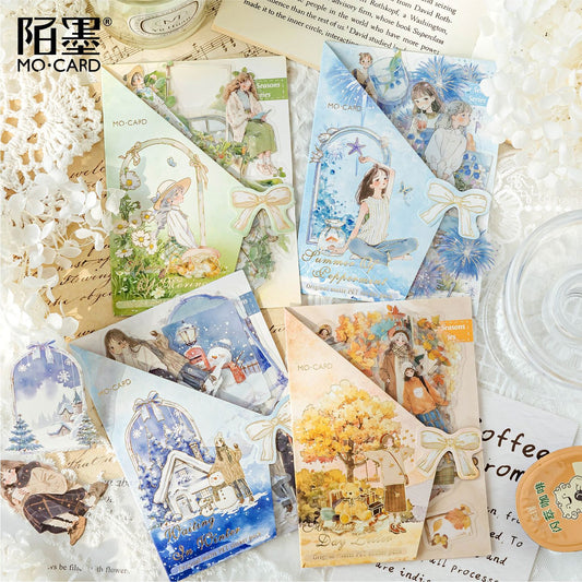 Journal sticker packs (Four Seasons Characters)