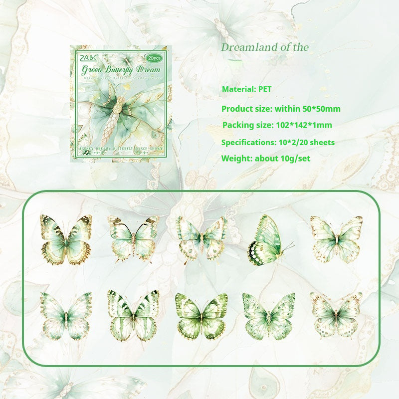 Journal sticker packs (butterfly)