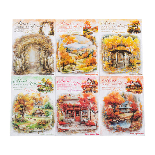 Journal sticker packs (Autumn scenery)