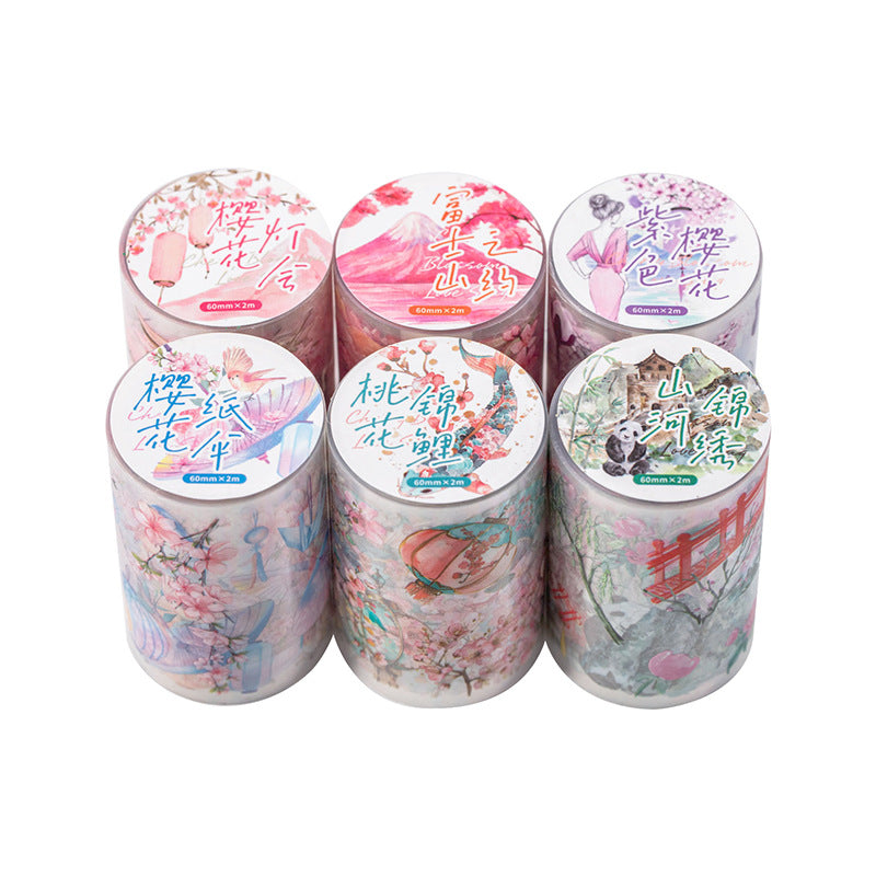 Journal PET tape (Cherry blossoms) 60mm*2m/roll