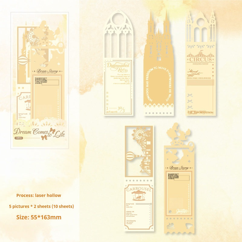 Journal paper packs (Silhouette Bookmarks)