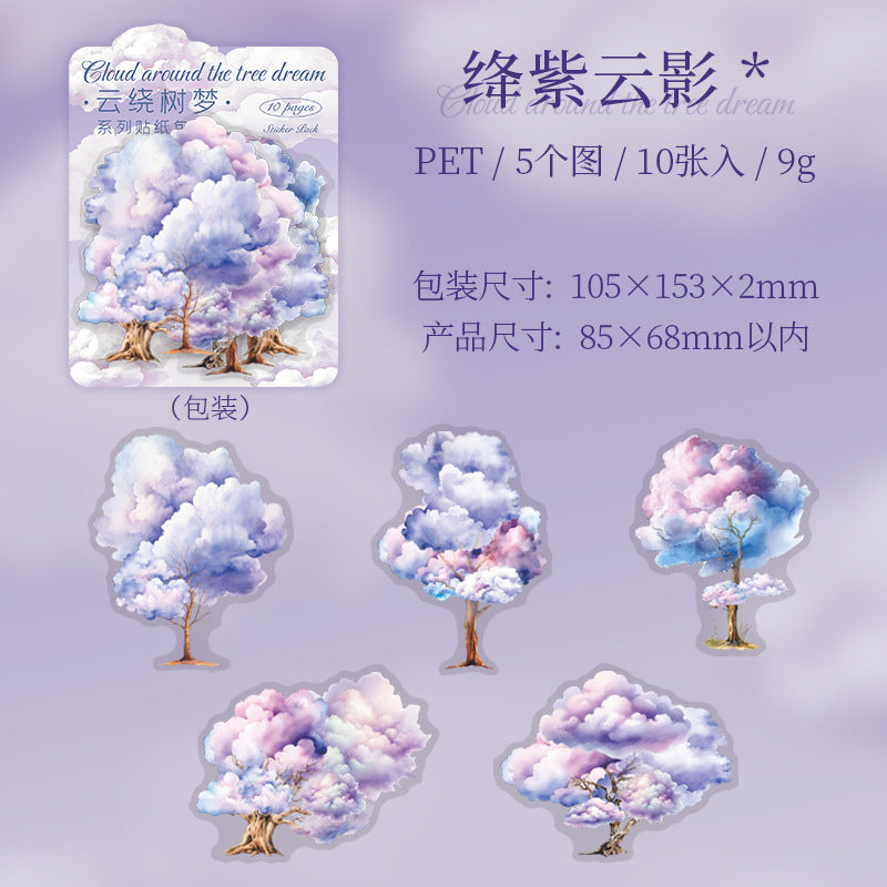 Journal sticker packs (Cloud Tree)