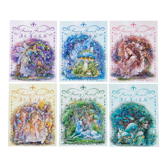 Journal sticker packs (Forest Fairy Tale)