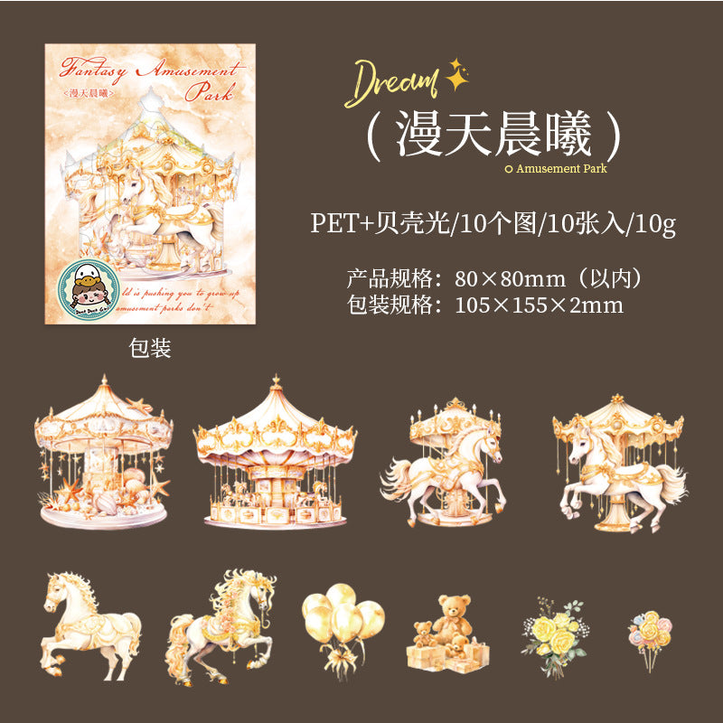 Journal sticker packs (Amusement Park)