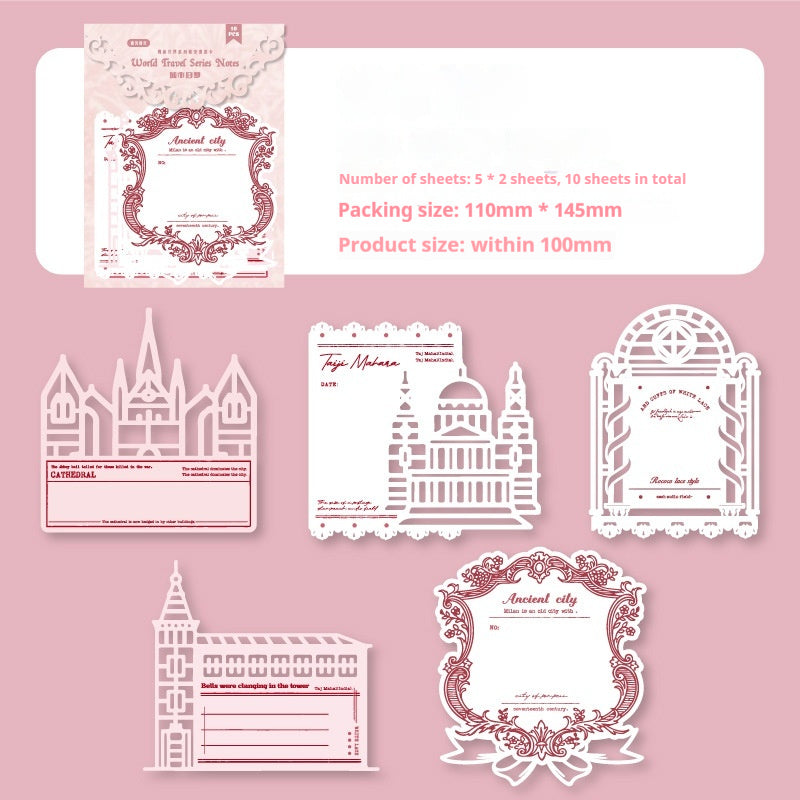 Journal paper packs （Hollow note card）