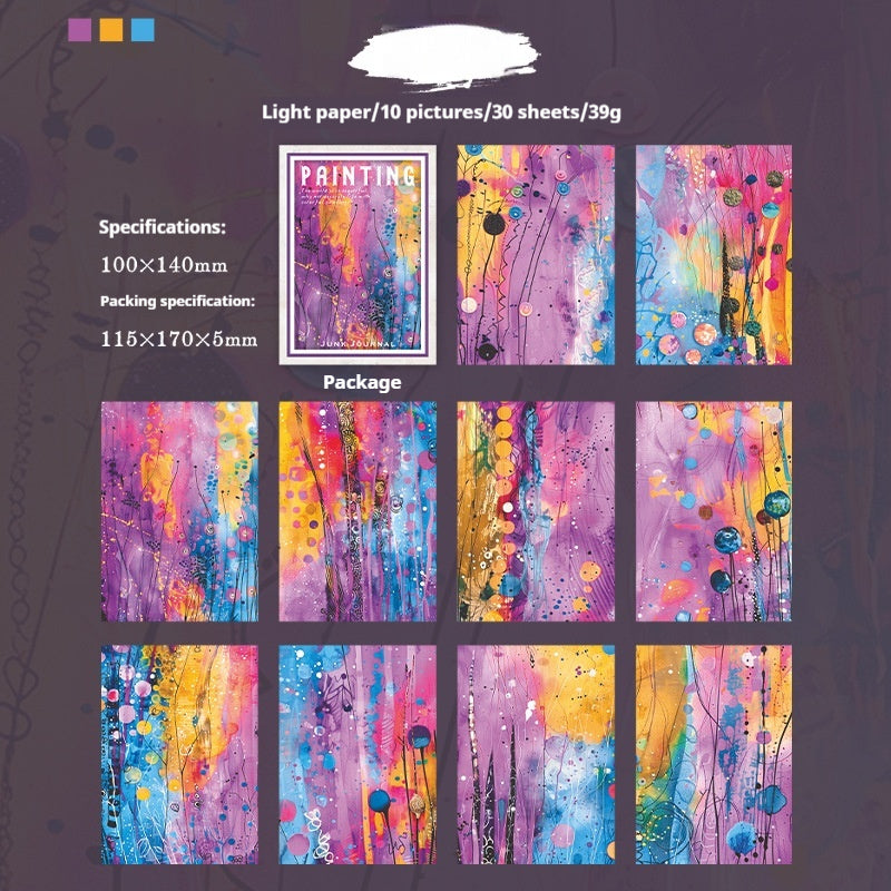 Journal paper packs (Painting series)