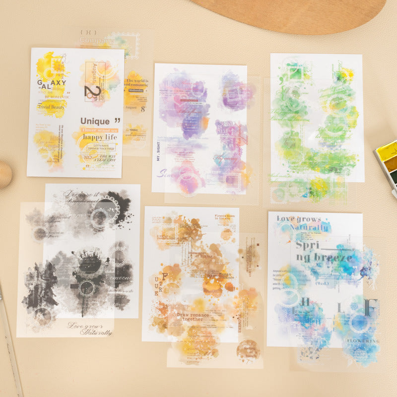 Journal sticker book (Watercolor Album Series）