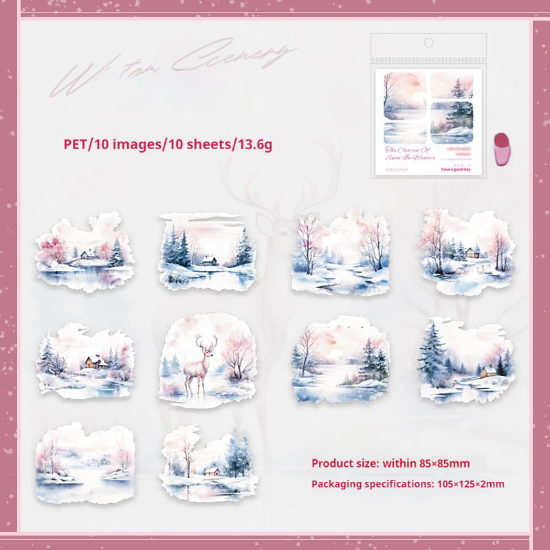 Journal sticker packs (Winter)