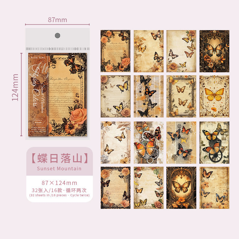 Journal paper packs (butterfly)