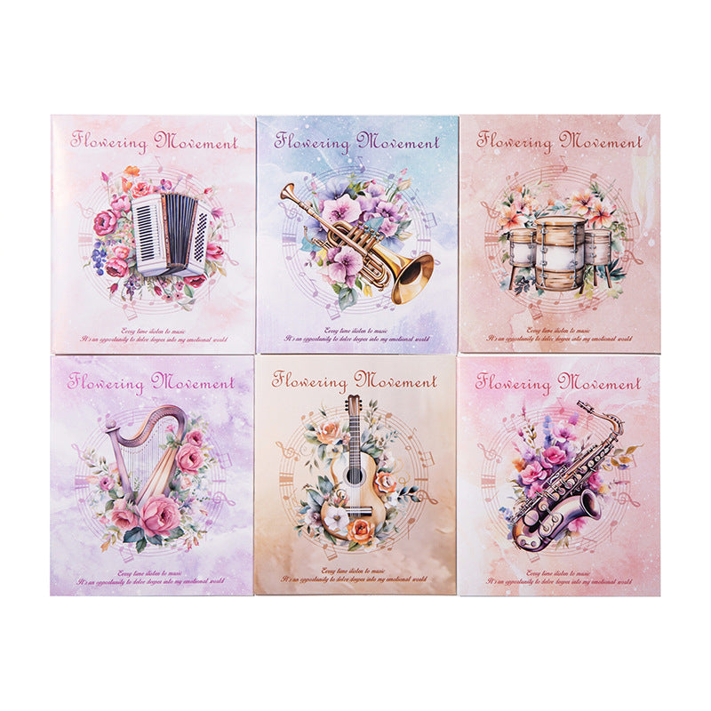 Journal sticker packs (Musical Instruments）