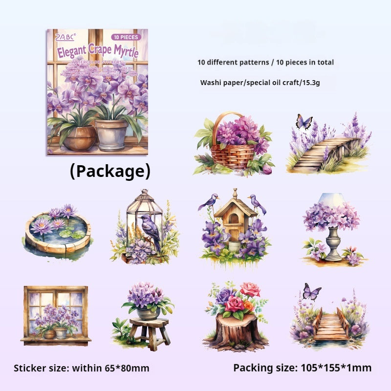 Journal sticker packs (flower)