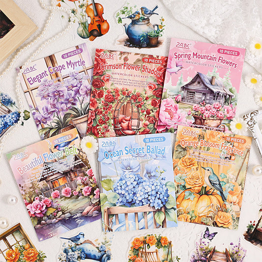 Journal sticker packs (flower)