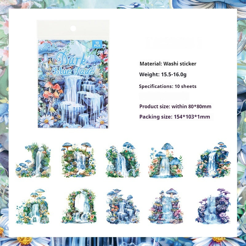 Journal sticker packs (waterfall）