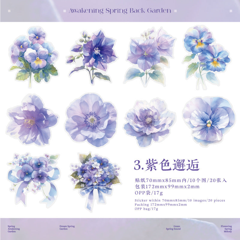 Journal sticker packs (flower)