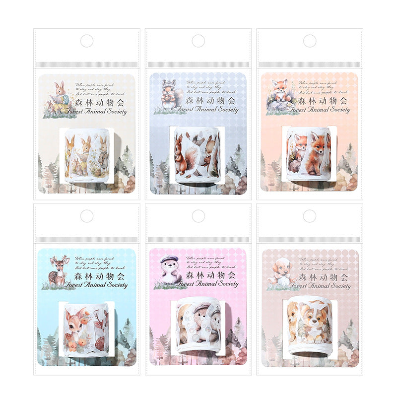 Journal PET tape (Forest Animals Theme) 45pcs/roll