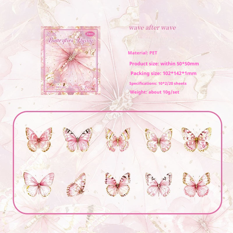 Journal sticker packs (butterfly)