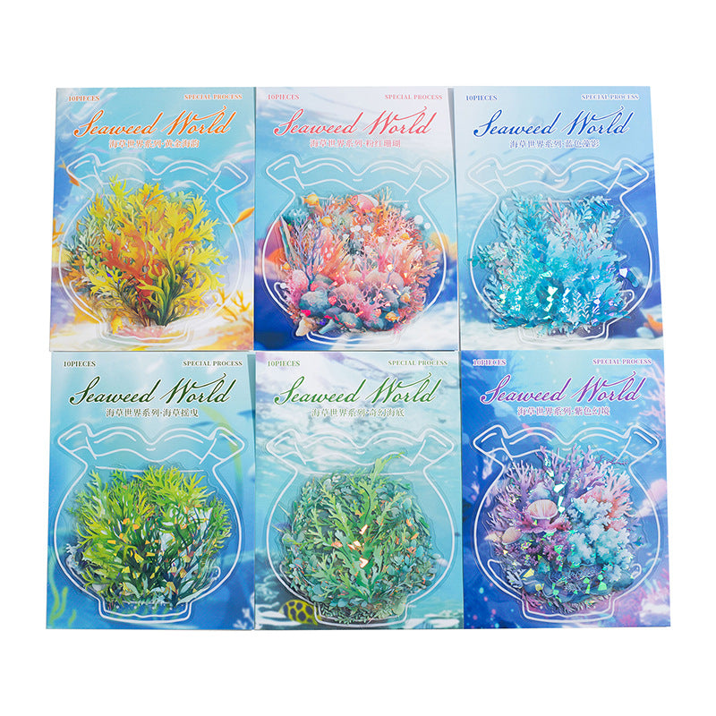 Journal sticker packs (Seaweed World）