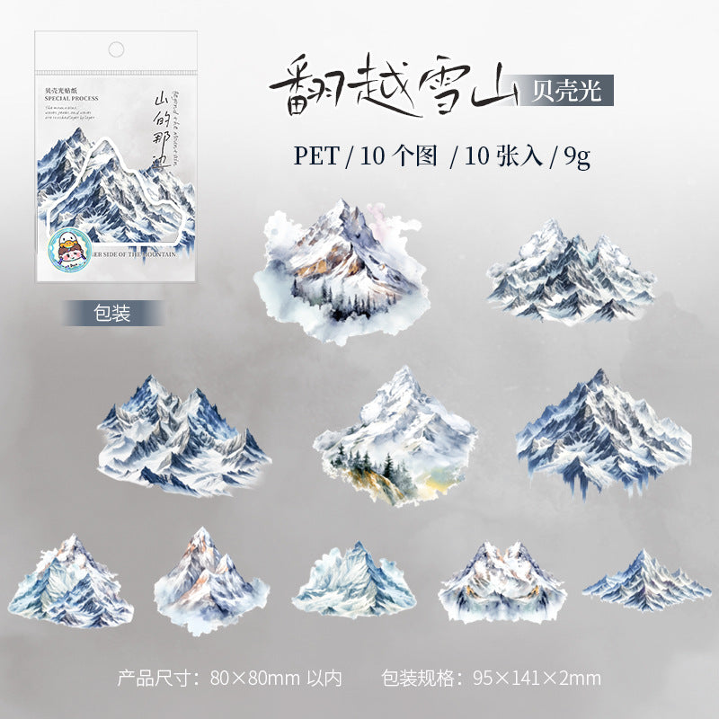 Journal sticker packs (Mountain Theme)