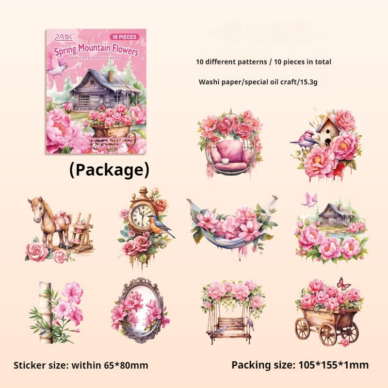 Journal sticker packs (flower)