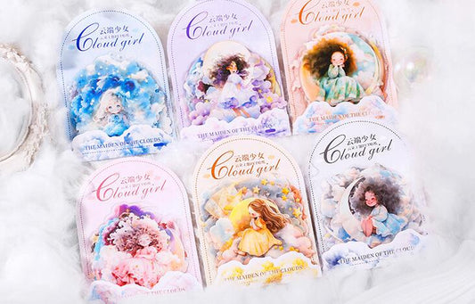 Journal sticker packs (Cloud Girl)