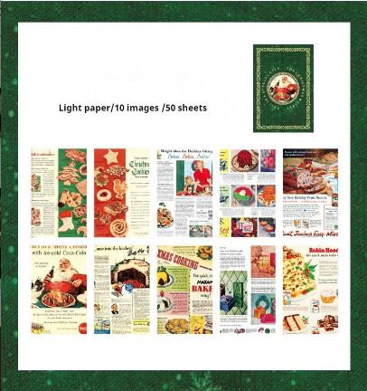 Christmas supplies (paper packs) 50sheets/pack