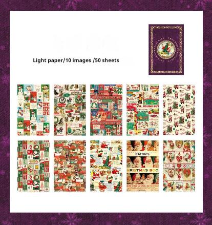 Christmas supplies (paper packs) 50sheets/pack