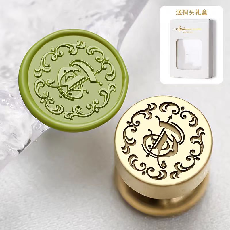 Gothic english letter seals (Diameter:1.5 cm)