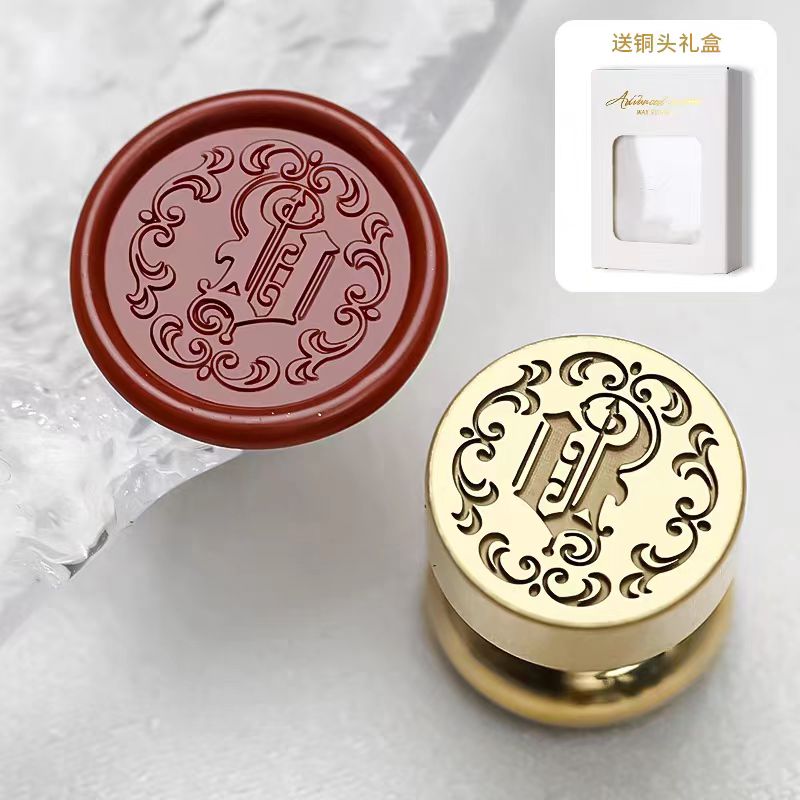 Gothic english letter seals (Diameter:1.5 cm)