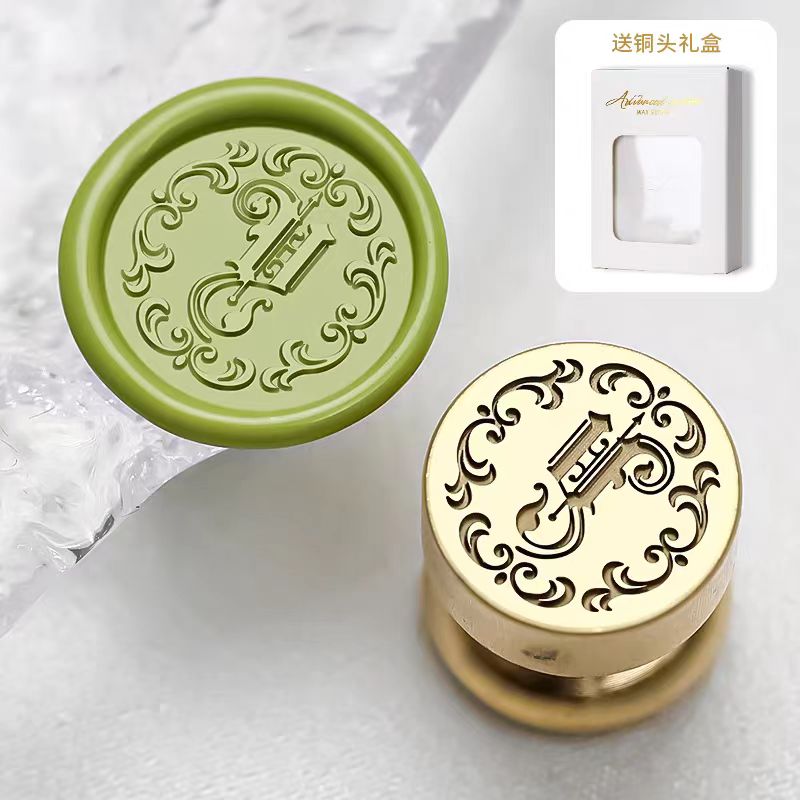 Gothic english letter seals (Diameter:1.5 cm)