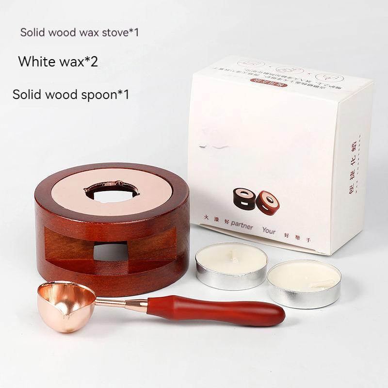 Wax burner Fire Paint Furnace Accessories Set Fire Paint Spoon Heating Aromatherapy Candle Seal Demoulding Pad Tool