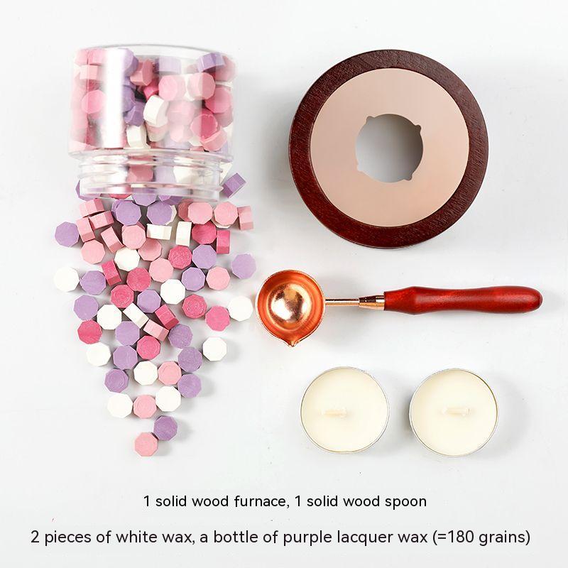 Wax burner Fire Paint Furnace Accessories Set Fire Paint Spoon Heating Aromatherapy Candle Seal Demoulding Pad Tool