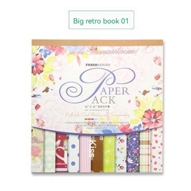 Journaling Background Paper Wrapping Paper Cut and Paste Material This Sticker 12-Inch DIY Handmade Scrapbooking papers