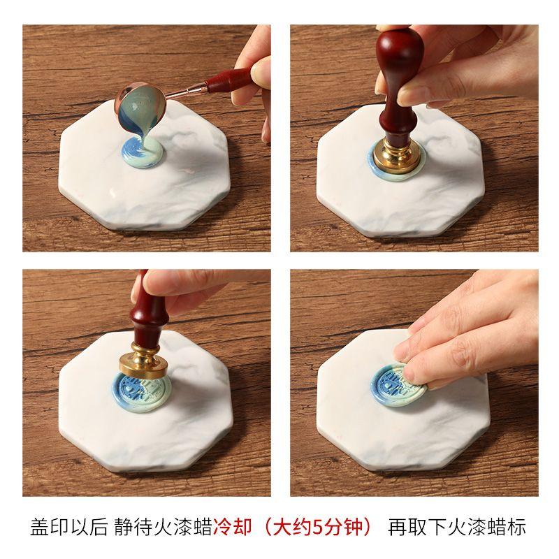 Wax burner Fire Paint Furnace Accessories Set Fire Paint Spoon Heating Aromatherapy Candle Seal Demoulding Pad Tool