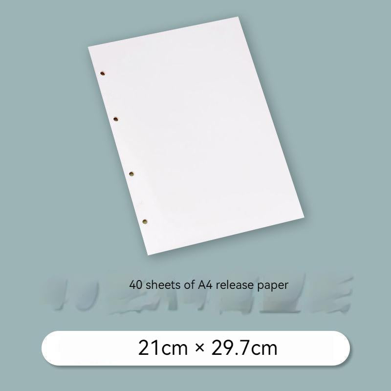 Release Paper storage folders A5a4 Detachable Loose-Leaf Journal Stickers  Adhesive Tape An Illustrated Handbook Collection Book