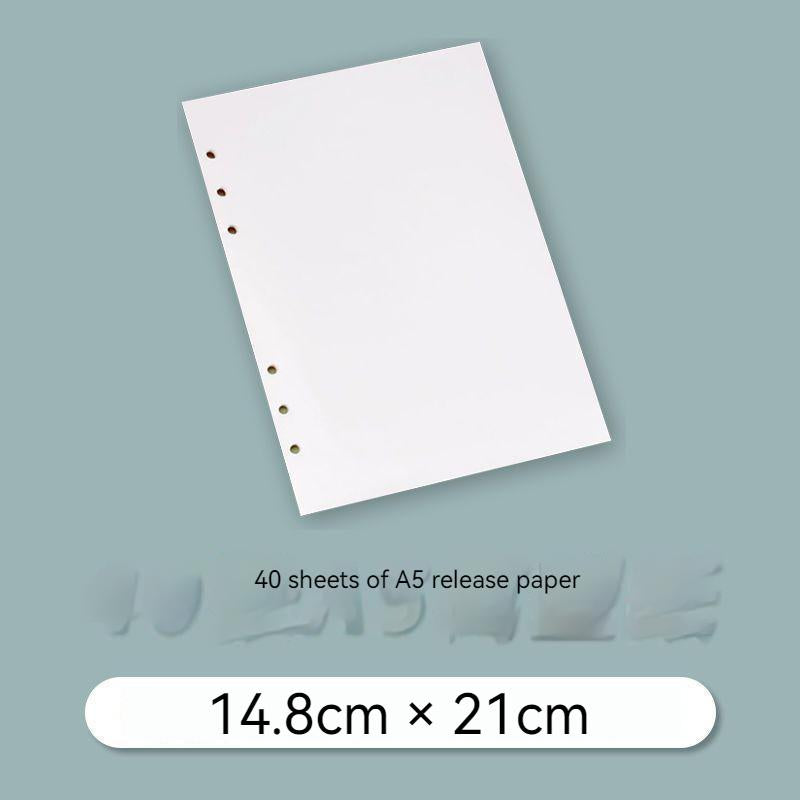 Release Paper storage folders A5a4 Detachable Loose-Leaf Journal Stickers  Adhesive Tape An Illustrated Handbook Collection Book